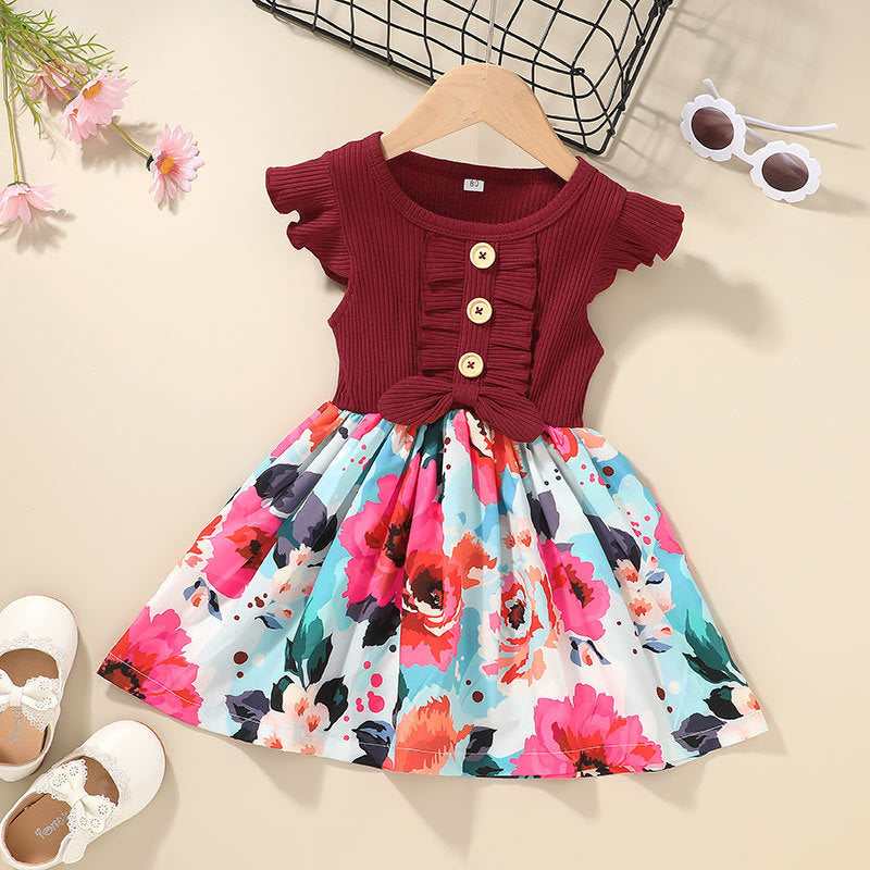 Floral Skirt Summer Dress