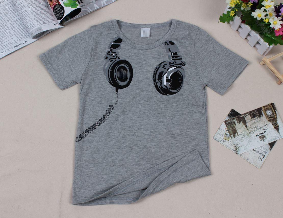 Kids' Short-Sleeved Headphones T-shirt