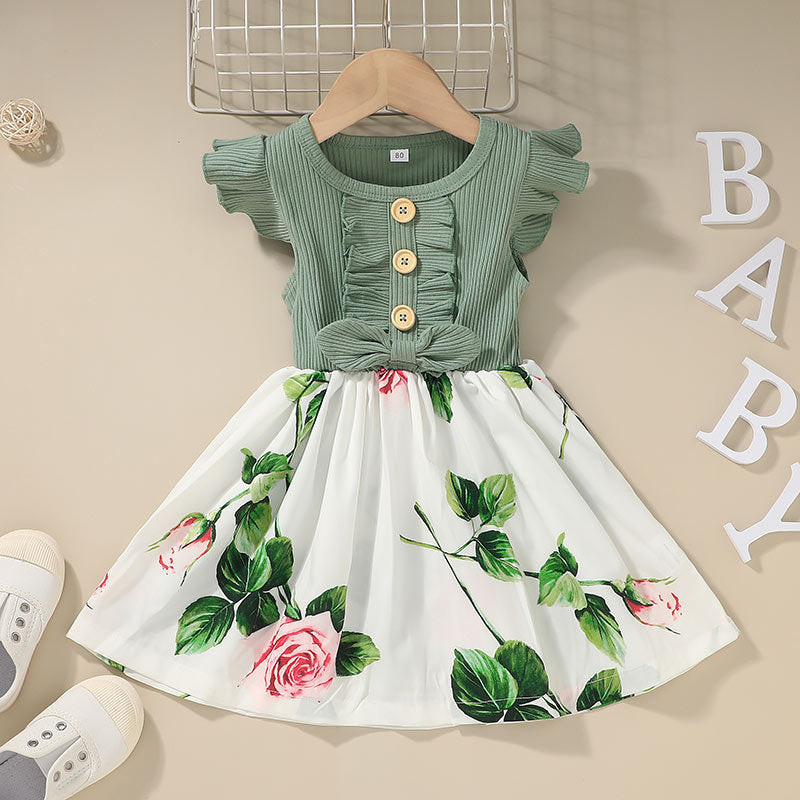 Floral Skirt Summer Dress