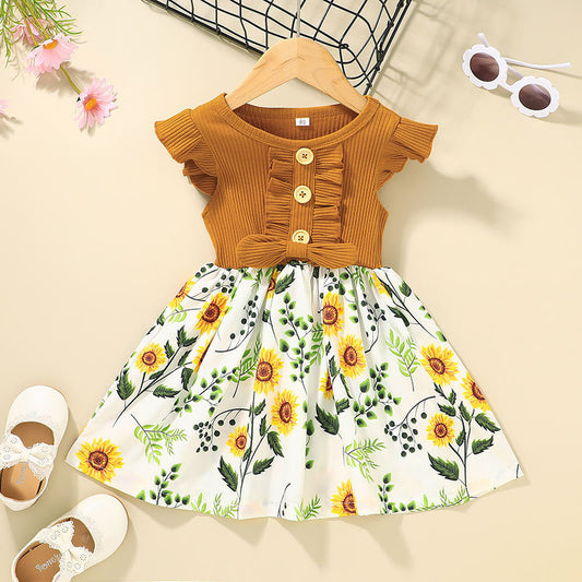 Floral Skirt Summer Dress